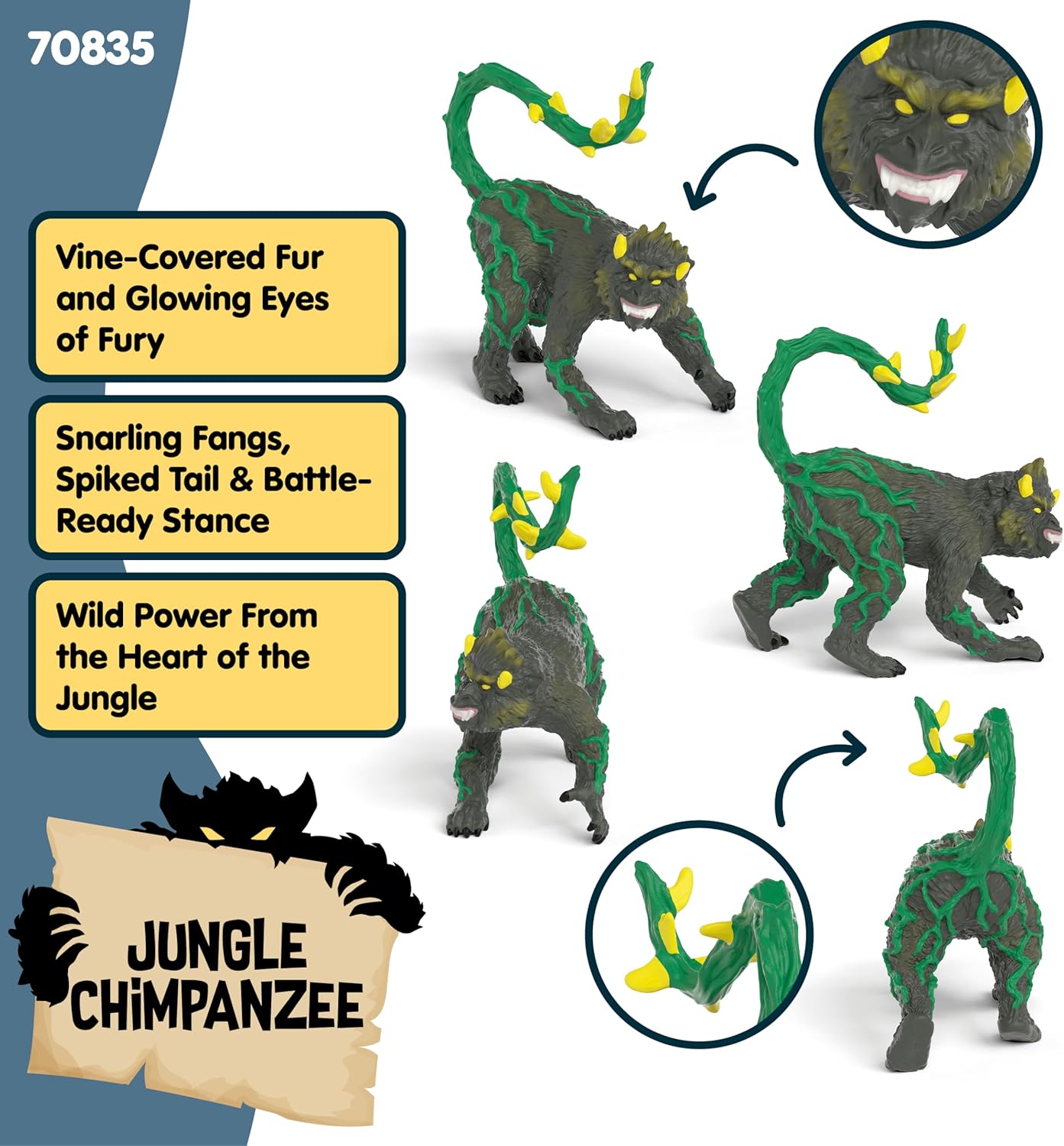 SCHLEICH Eldrador Creatures - Lava Snail Toy - Durable Beast Figure for Boys and Girls - Imaginative Play, Insect Fantasy Figurine for Children - Fun Bug Monster Toys for Kids Ages 7+ | 70851