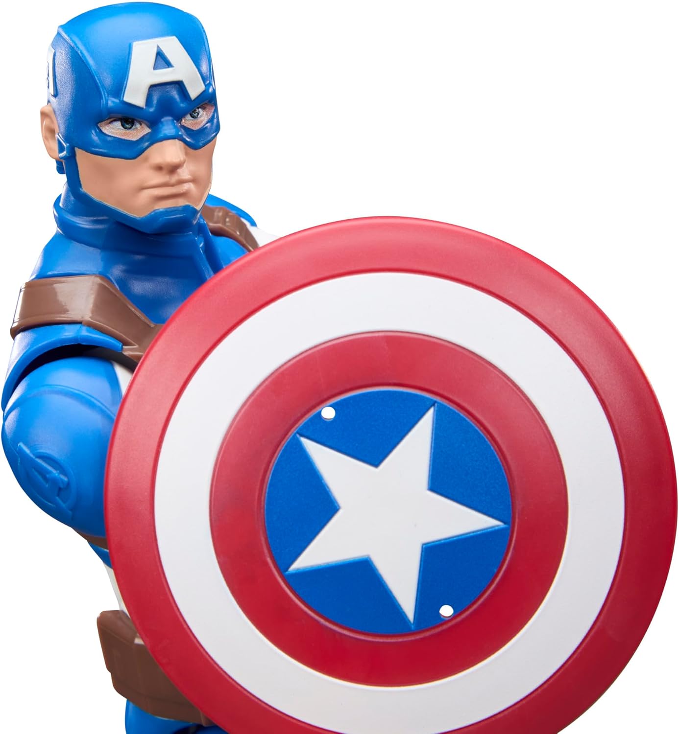 Marvel Avengers Titan Series Captain America 29.2-cm (11.5 inches) Action Figure, Super Hero Figures & Toys for kids, Ages 4+, Blue and White With Red Details