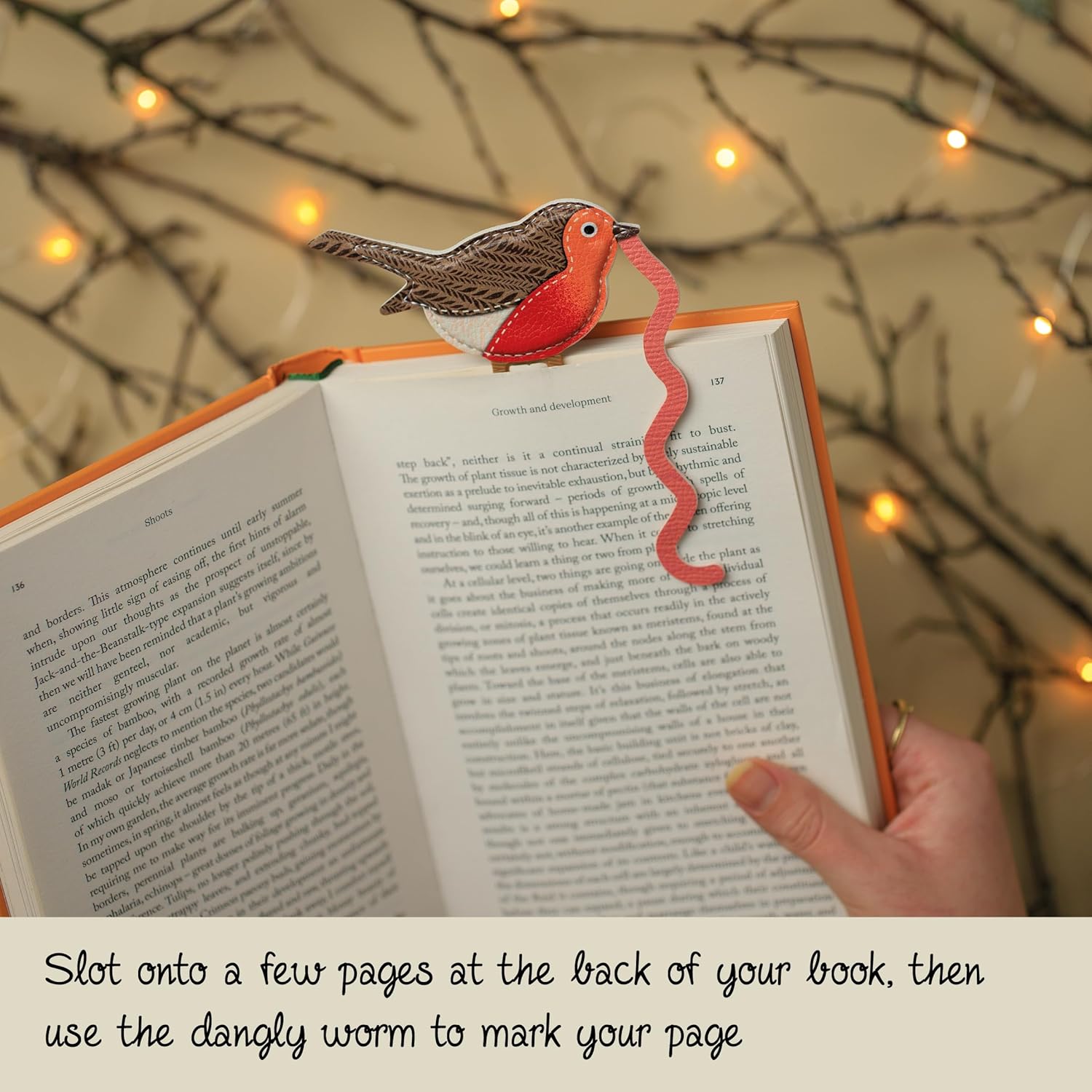 IF Early Bird Catches The Bookworm Bookmark, Faux Leather Bird Clip to Mark Your Page. for Book Lovers and Bird Lovers