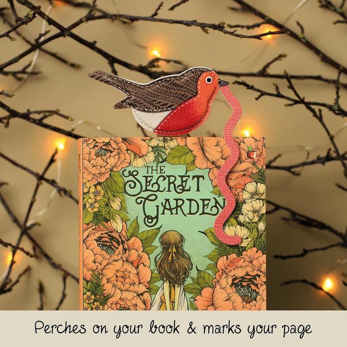 IF Early Bird Catches The Bookworm Bookmark, Faux Leather Bird Clip to Mark Your Page. for Book Lovers and Bird Lovers