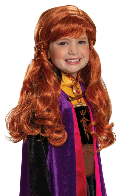 Disguise Disney Frozen 2 Anna Child Wig Licensed Costume Accessory