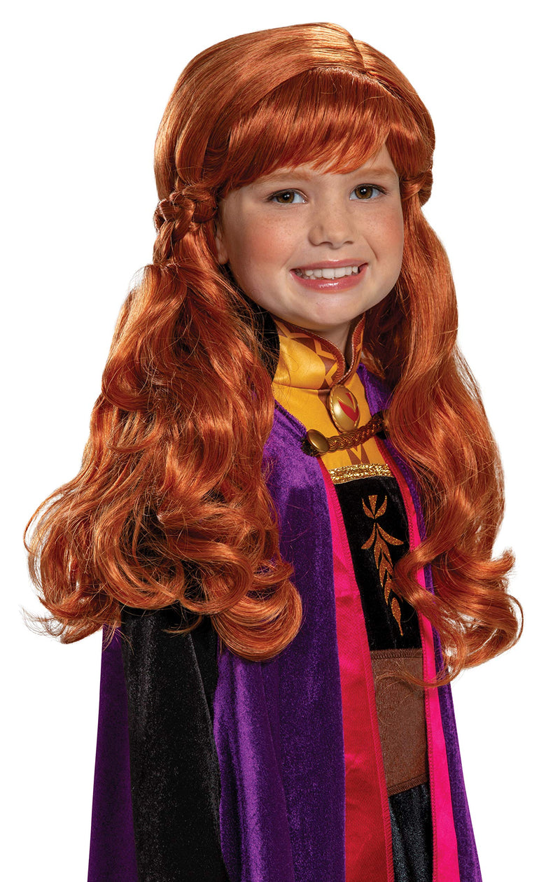 Disguise Disney Frozen 2 Anna Child Wig Licensed Costume Accessory