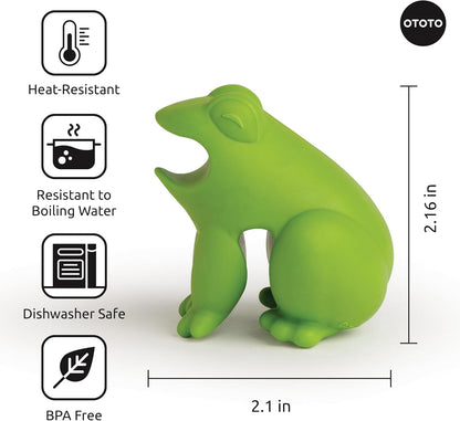 Ototo - Spoon And Pot Lid Holder - Green - Hoptop Compact