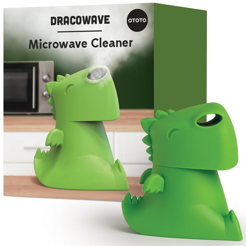 Ototo - Dracowave Microwave Cleaner - Grøn - Compact Size To Fit Most Standard Microwaves