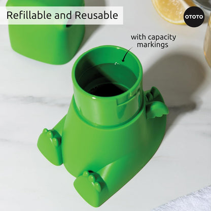 Ototo - Dracowave Microwave Cleaner - Grøn - Compact Size To Fit Most Standard Microwaves