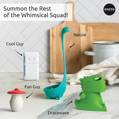 Ototo - Dracowave Microwave Cleaner - Grøn - Compact Size To Fit Most Standard Microwaves