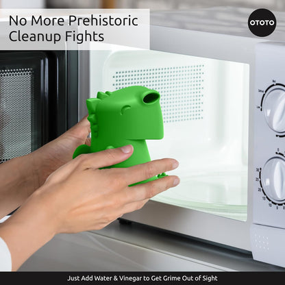Ototo - Dracowave Microwave Cleaner - Grøn - Compact Size To Fit Most Standard Microwaves
