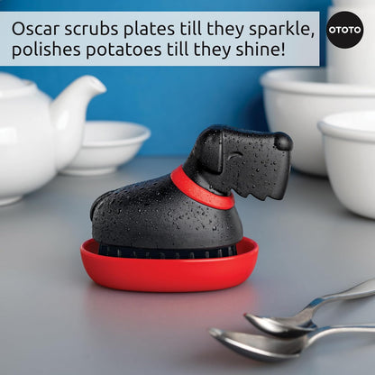 Ototo - Oscar Dish Brush - Black