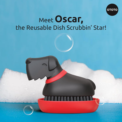 Ototo - Oscar Dish Brush - Black