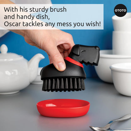 Ototo - Oscar Dish Brush - Black