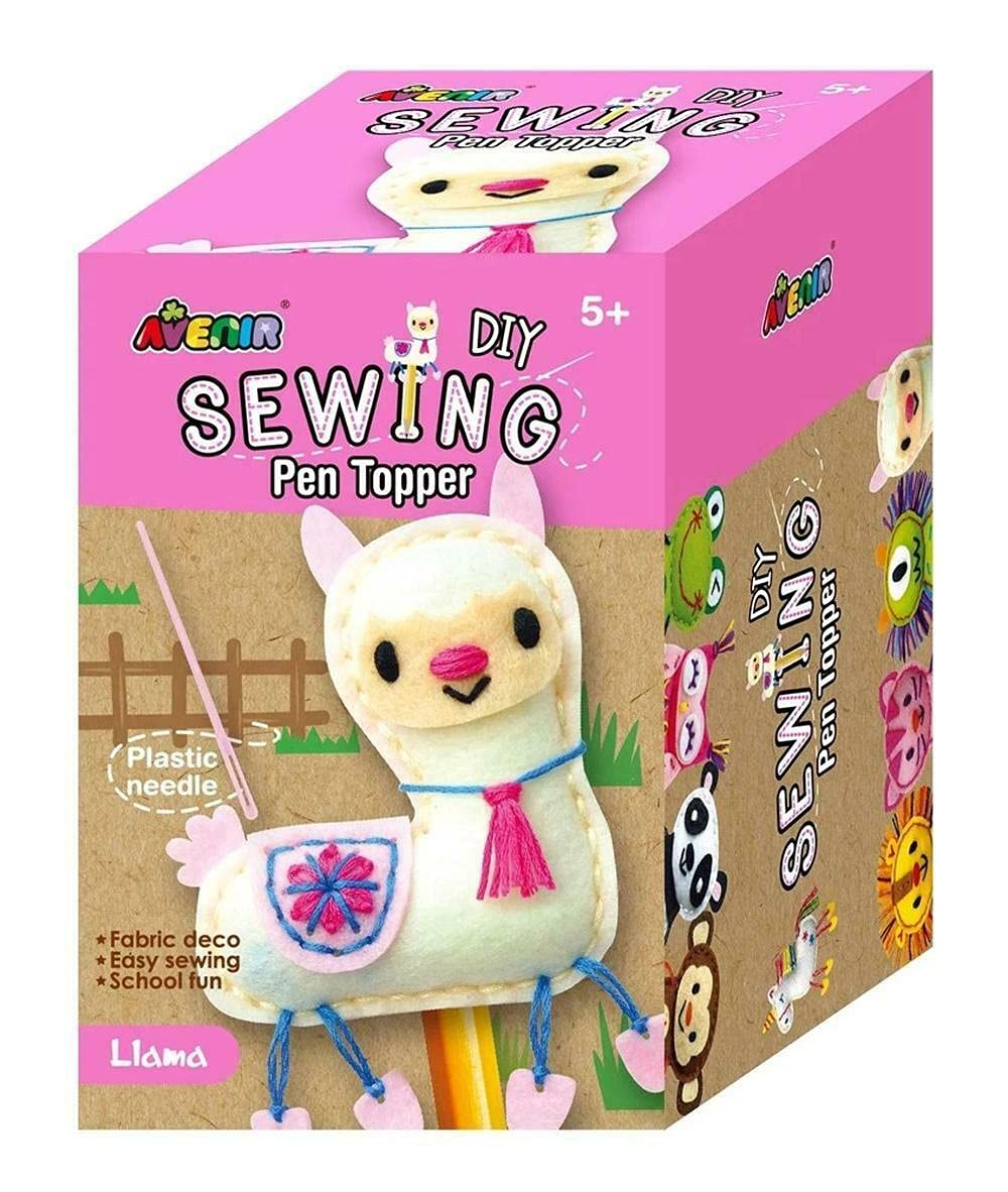 Avenir - Decoration for Sewing Pen - Flame | Sewing Kit for Friends - Hours of Entertainment and Creativity | Tools and Instructions Included, Easy and Fun Activity for