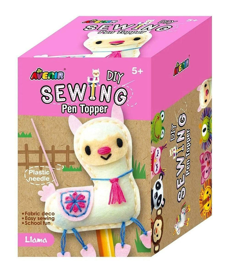 Avenir - Decoration for Sewing Pen - Flame | Sewing Kit for Friends - Hours of Entertainment and Creativity | Tools and Instructions Included, Easy and Fun Activity for