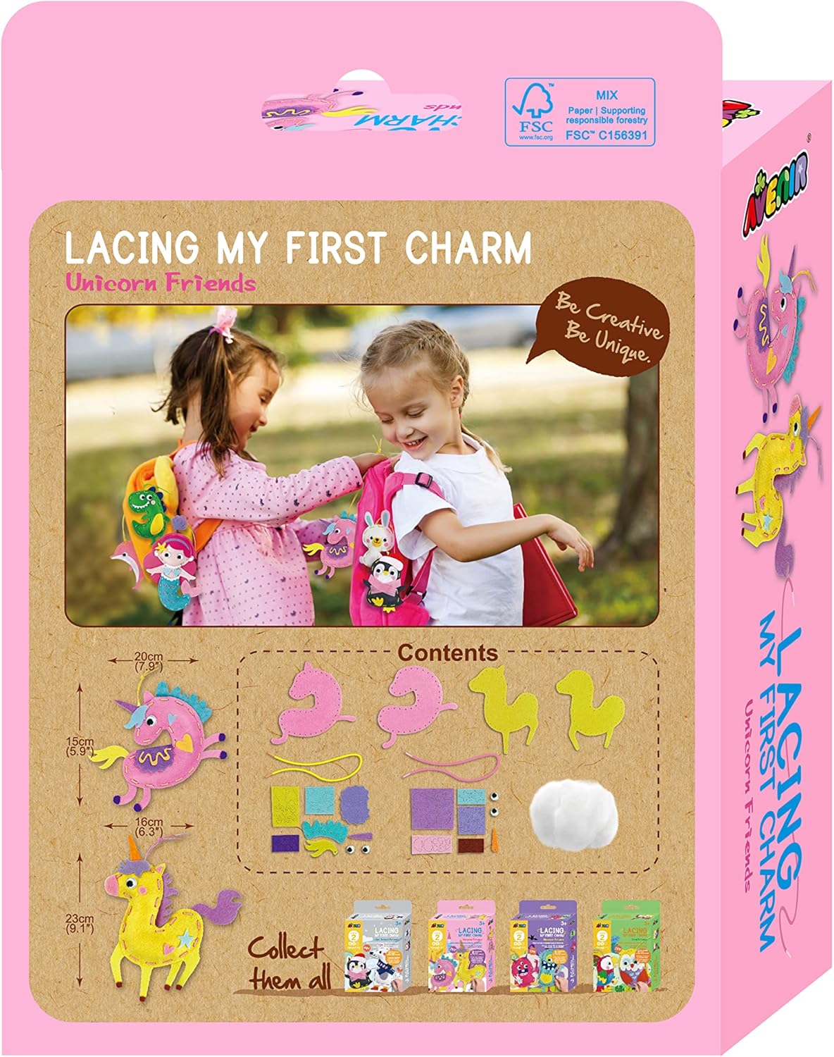 Avenir – Unicorn Backpack Charm – Diy (5221801)