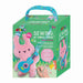 Avenir 6301815 DIY naaiset, naaigaas met gitaar, schouderdier, knutselset voor kinderen, creatieve set, vanaf 6 jaar
