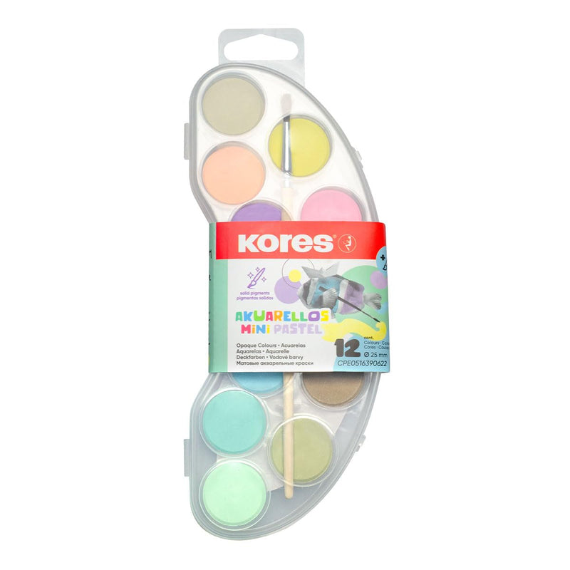 Kores – Pastel Watercolours – 12 Colours (730103)