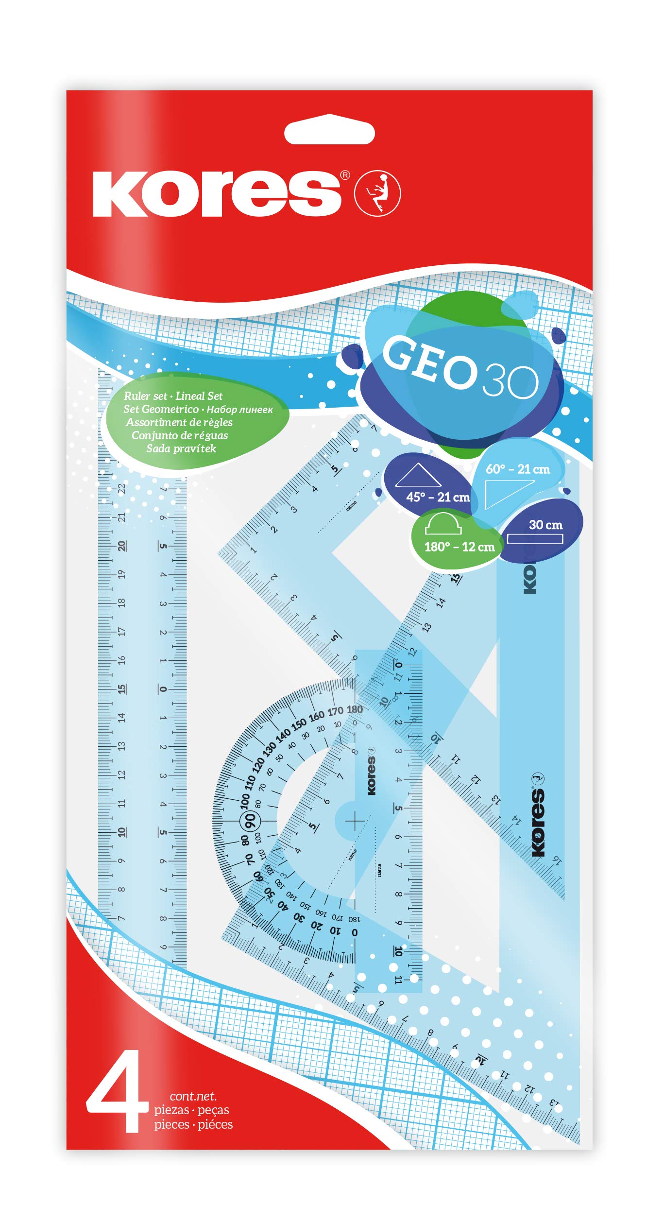 Kores - Geo30 - Ruler Set (742104)