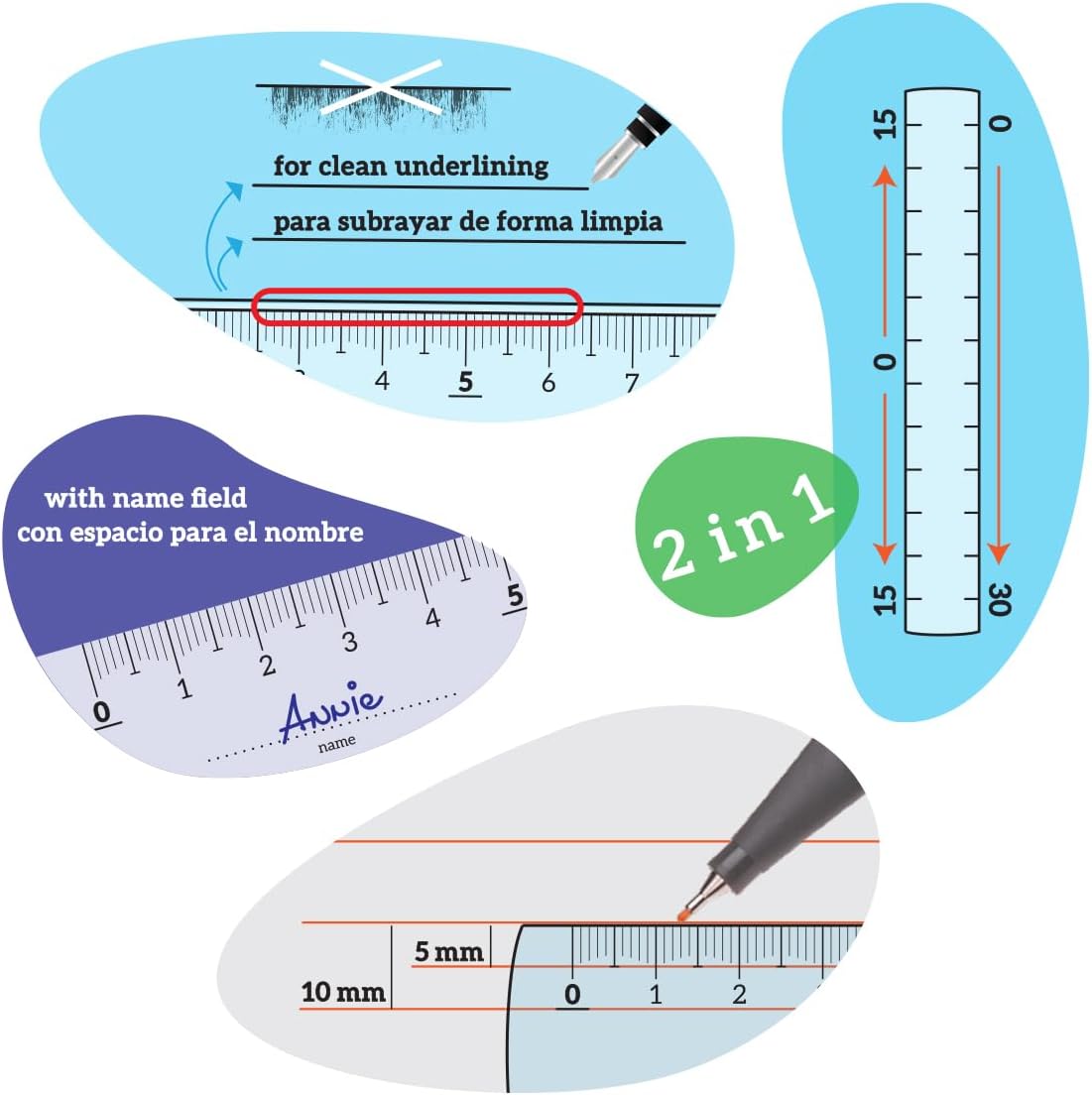 Kores - Geo30 - Ruler Set (742104)