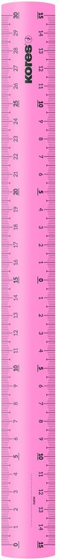Kores - Acrylic Ruler - 30 Cm Mix (742130)