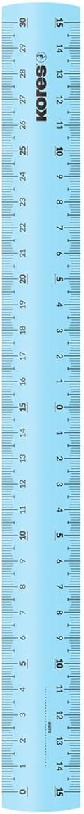 Kores - Acrylic Ruler - 30 Cm Mix (742130)