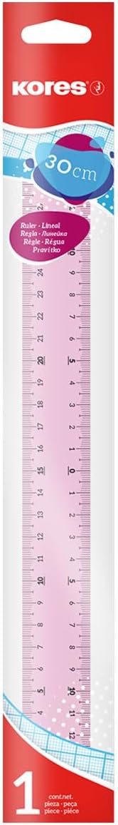 Kores - Acrylic Ruler - 30 Cm Mix (742130)