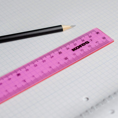 Kores - Acrylic Ruler - 30 Cm Mix (742130)