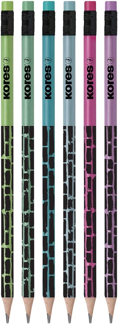 Kores - Style Cracked Pencils - 6-Pack (792813)
