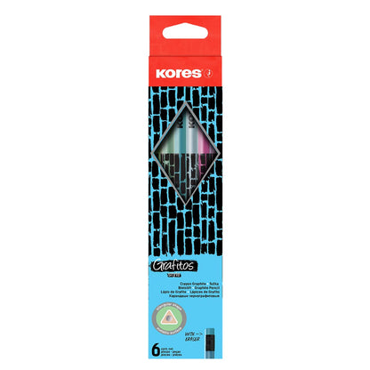 Kores - Style Cracked Pencils - 6-Pack (792813)