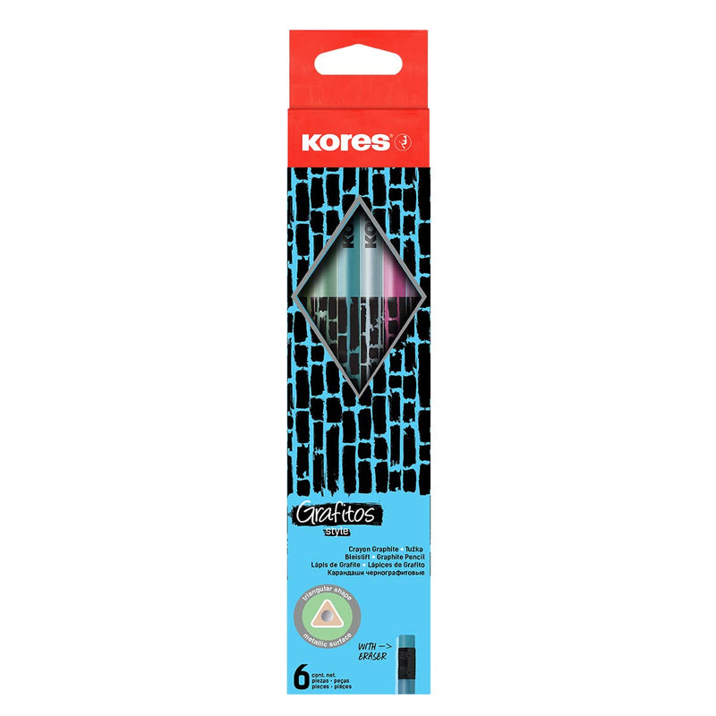 Kores - Style Cracked Pencils - 6-Pack (792813)