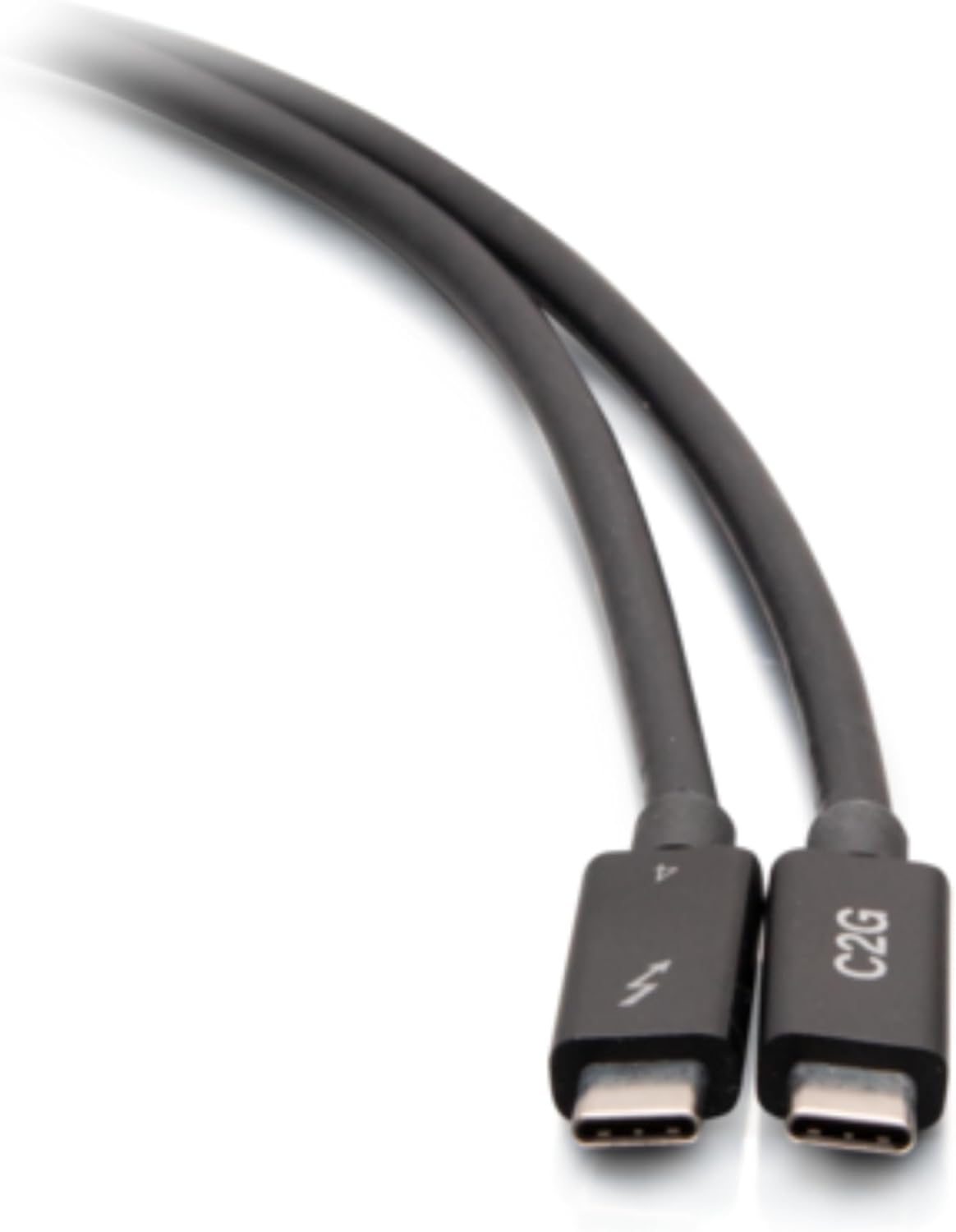 C2G 2.5ft (0.8m) Thunderbolt 4 USB-C Active Cable 40Gbps Transfer Speeds, 100Watt Power Delivery and 8K Video