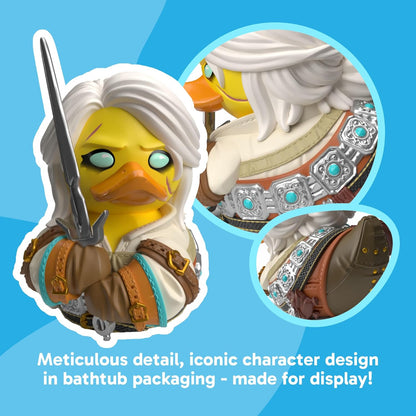 TUBBZ First Edition: The Witcher - Ciri Cosplaying Rubber Duck Vinyl Figure – Official Collectible for Fans of The Witcher