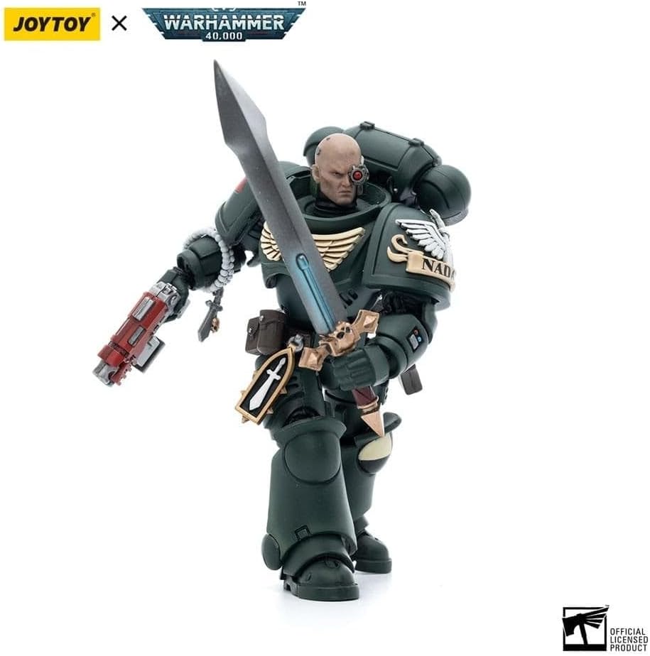Bloomage Joytoy Tech - Joytoy Warhammer 40.000 - Dark Angels Intercessors Brother Nadael 1/18 Action Figure