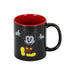 Disney Topolino Face-Tazza, Nero, 13 x 9.5 cm