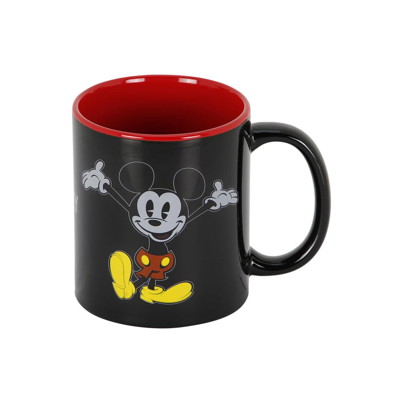 Disney Topolino Face-Tazza, Nero, 13 x 9.5 cm