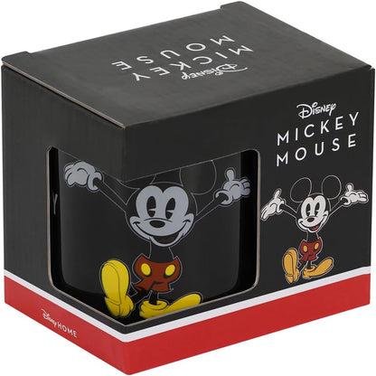 Disney Topolino Face-Tazza, Nero, 13 x 9.5 cm
