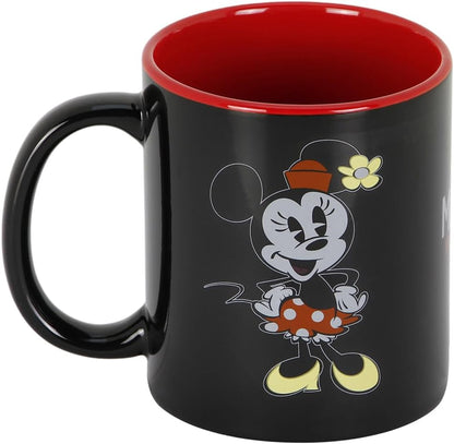 Disney Minni Mouse Face-Tazza, Rosa, 13 x 9.5 cm