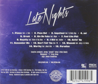Late Nights: The Album  clean