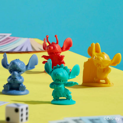 Monopoly: Disney Stitch Board Game, Family Property-Trading Game with Stitch-Themed Tokens, Cards & Locations, Fast to Learn, Fun to Replay, 2–6 Players, Ages 8+, Perfect Game Night Pick