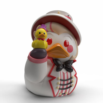 TUBBZ First Edition: Hazbin Hotel - Lucifer Morningstar Cosplaying Rubber Duck Vinyl Figure – Official Collectible for Fans of Hazbin Hotel