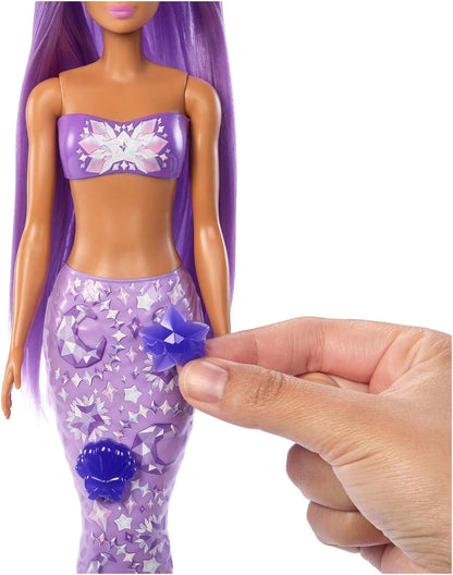 Barbie Mattel JFV58 Colour Reveal Mermaid, 3 Surprise Bags, 4 Accessories, Colour Changing, Various Models