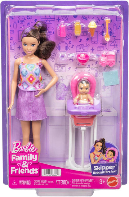 * Barbie Family & Friends Highchair Playset
