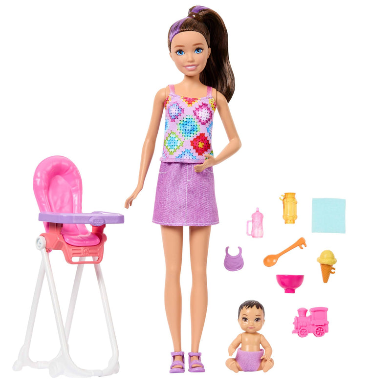 * Barbie Family & Friends Highchair Playset