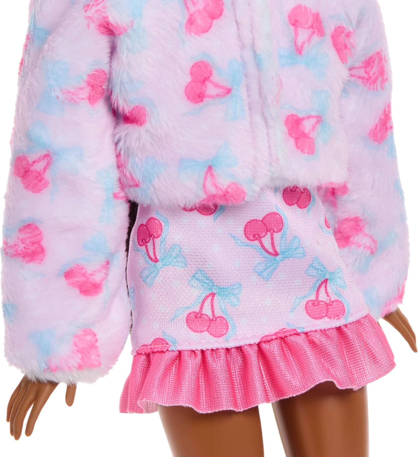 Barbie Cutie Reveal Doll & Accessories, Cuddly Series Bunny with 10 Surprises Including Color Change & Mini Pet, JJP65