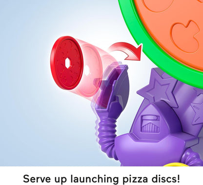 Fisher-Price Imaginext Disney and Pixar Toy Story Pizza Planet Playset with 3-inch Buzz Lightyear & Alien Friend Action Figures, Toy Rocket & Proectiles, JKW20