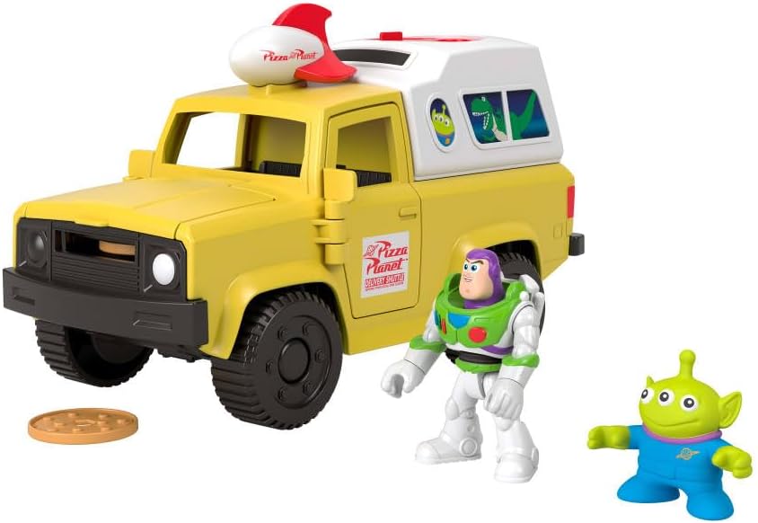 Fisher-Price Imaginext Toy Story Pizza Planet Truck with Buzz Lightyear Alien Playset