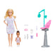 Barbie Careers Dentist Playset with Blonde Doll Wearing White Coat, Toddler Small Doll, Examination Chair & Accessories, JMK14
