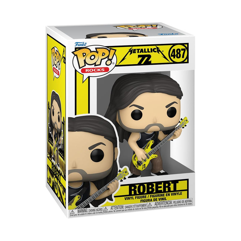 Funko Metallica Robert Vinyl Figur 487 None Pop! Standard