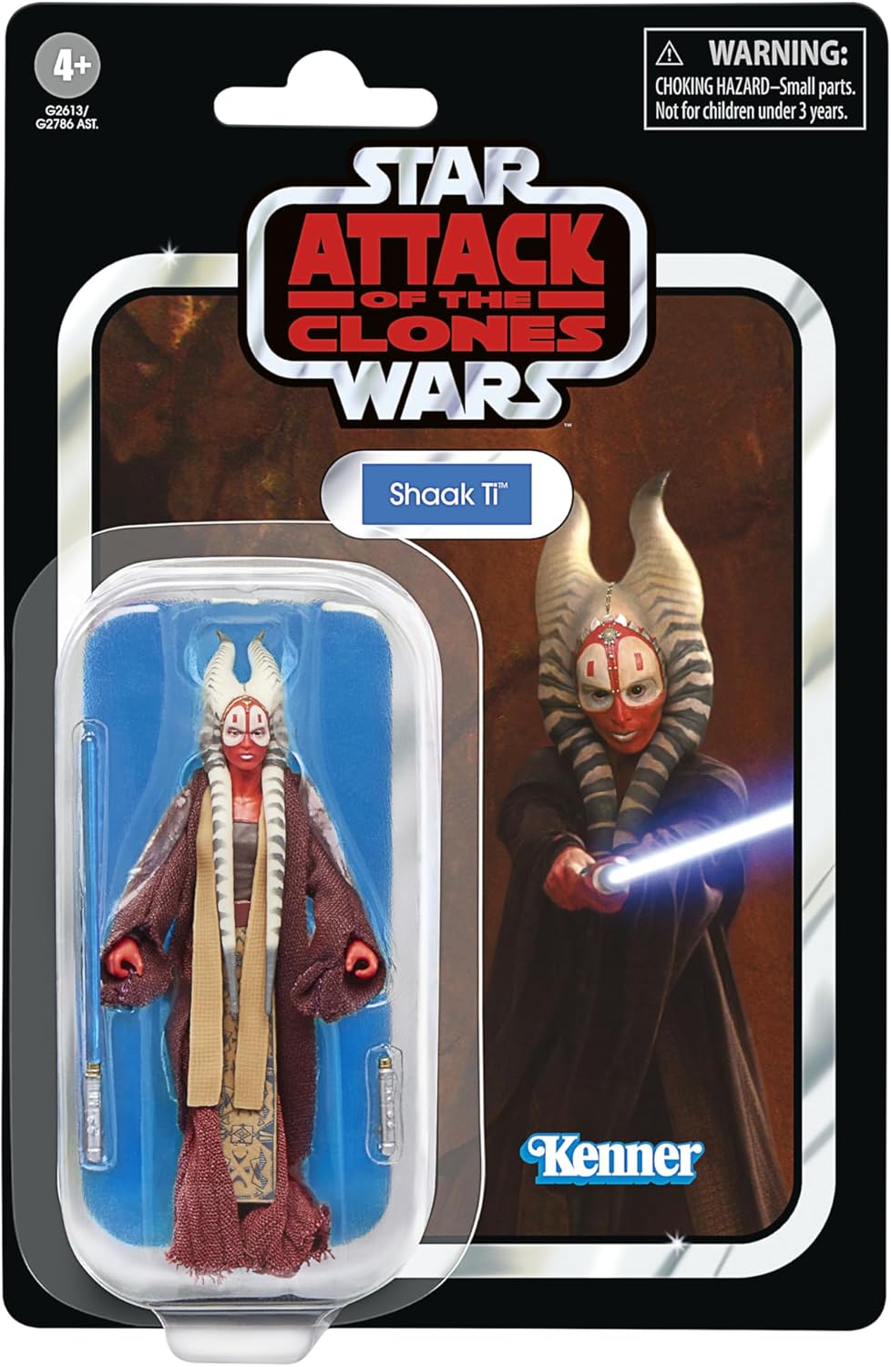 Star Wars The Vintage Collection Shaak Ti, Action-Figur zum Sammeln Angriff der Klonkrieger (Skala 9,5 cm