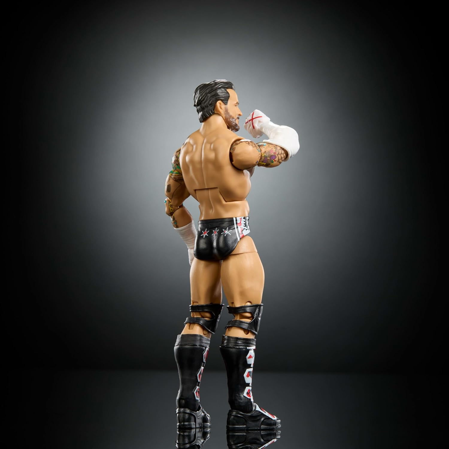 Mattel WWE Elite Collection Top Picks Action Figures & Accessories Set, 6-inch Collectible CM Punk with Swappable Hands & Ring Gear (Styles May Vary