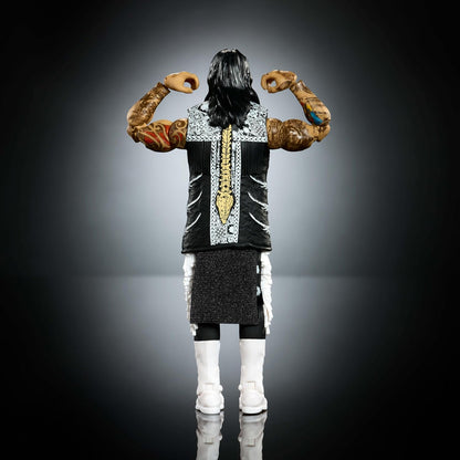 Mattel WWE Ultimate Edition Action Figure & Accessories Set, “Dirty” Dominik Mysterio 6-inch Collectible with Swappable Heads & Hands, 30 Articulation Points, JHV90