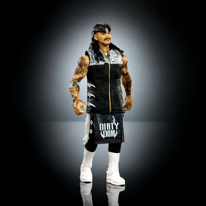 Mattel WWE Ultimate Edition Action Figure & Accessories Set, “Dirty” Dominik Mysterio 6-inch Collectible with Swappable Heads & Hands, 30 Articulation Points, JHV90